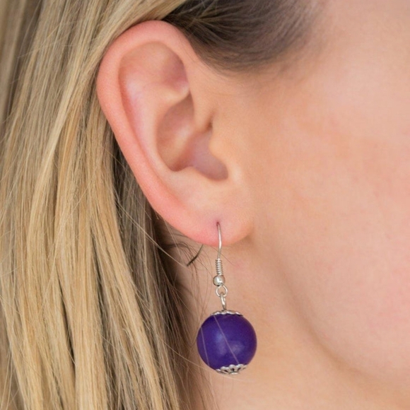 Summer Breezin Purple Necklace - Picture 3 of 8